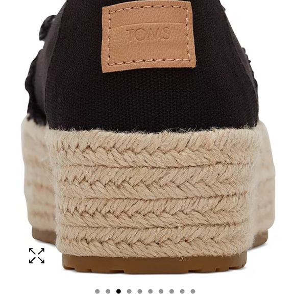 TOMS Valencia Canvas Platform Espradilles - Picture 4 of 10